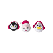 Spot Holiday Assorted Snowballs Dog Toy 6 in