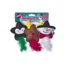 Spot Holiday Crinkle & Catnip Assorted Cat Toy 3 pk