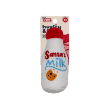 Huxley & Kent Tiny Tuff Holiday Santa's Milk Plush Dog Toy