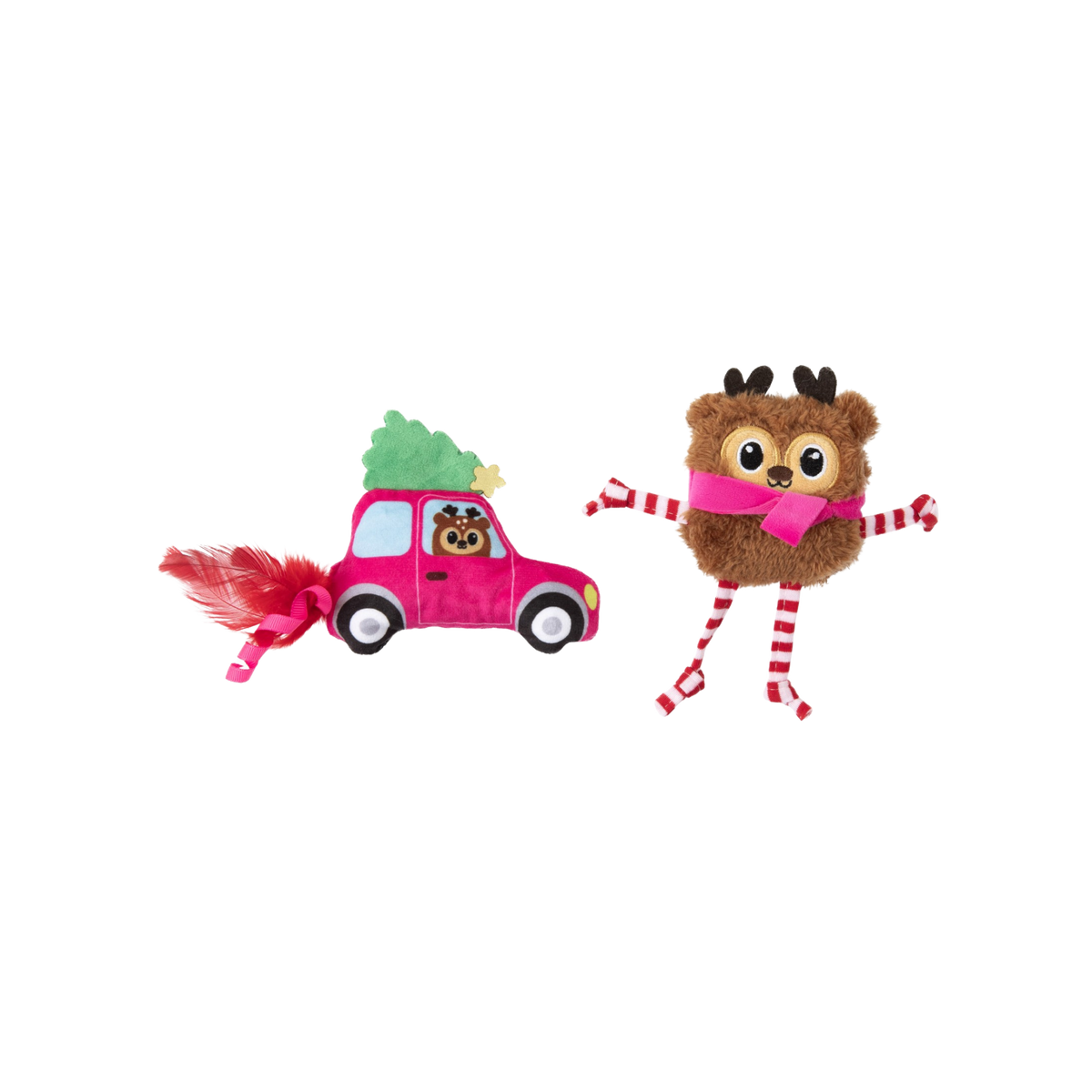 Petmate Holiday Cheer Cat Toys 2 pk