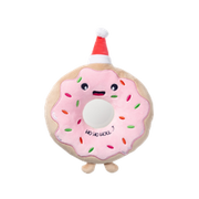 Fuzzyard Holiday HO-HO Donut Plush Dog Toy