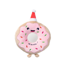 Fuzzyard Holiday HO-HO Donut Plush Dog Toy
