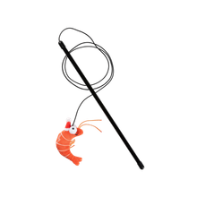 Fuzzyard Holiday Shrimpmas Wand Cat Toy