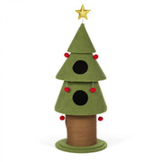 Prevue Holiday Santa Kitty's Christmas Wonderland Cat Tree 62 in