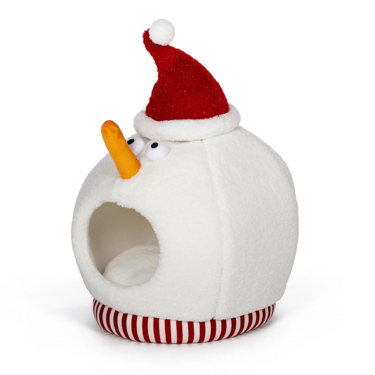 Prevue Holiday Frosty's Hideaway Cat Cave Bed
