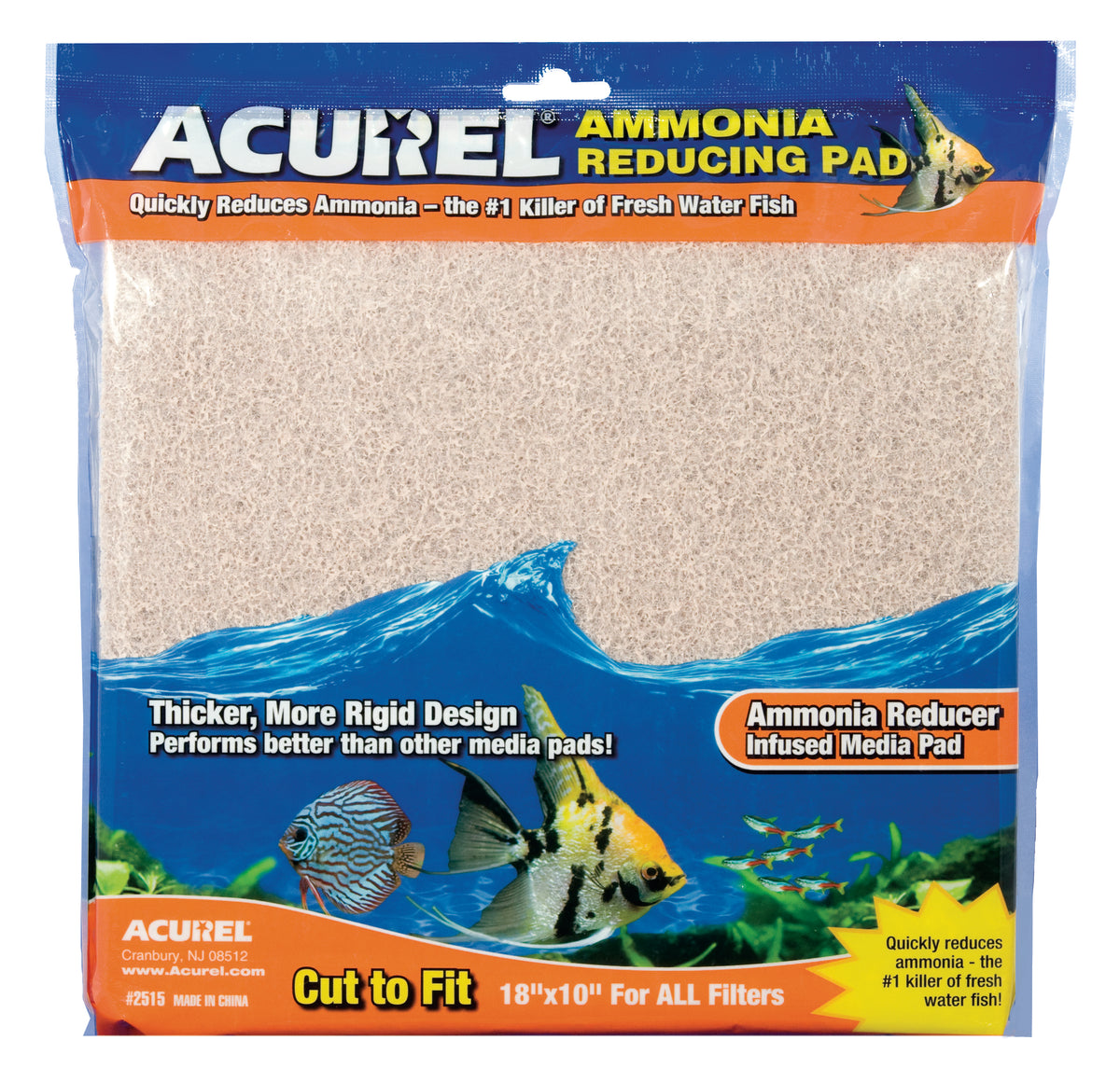 Acurel Cut To Fit Amonia Reducer Infused Media Pad 8 x 10 in