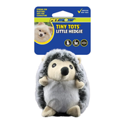 Petsport Tiny Tots Little Hedgie Plush Dog Toy 4 in