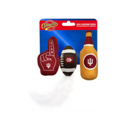 Pets First Indiana Hooisers Catnip Toy Set 3 pk
