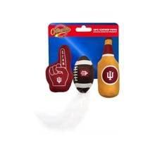 Pets First Indiana Hooisers Catnip Toy Set 3 pk