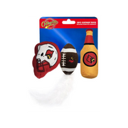 Pets First Louisville Cardinals Catnip Toy Set 3 pk