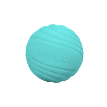 Playology Peanut Butter Scented Dual Layer Ball Dog Toy Medium Dog
