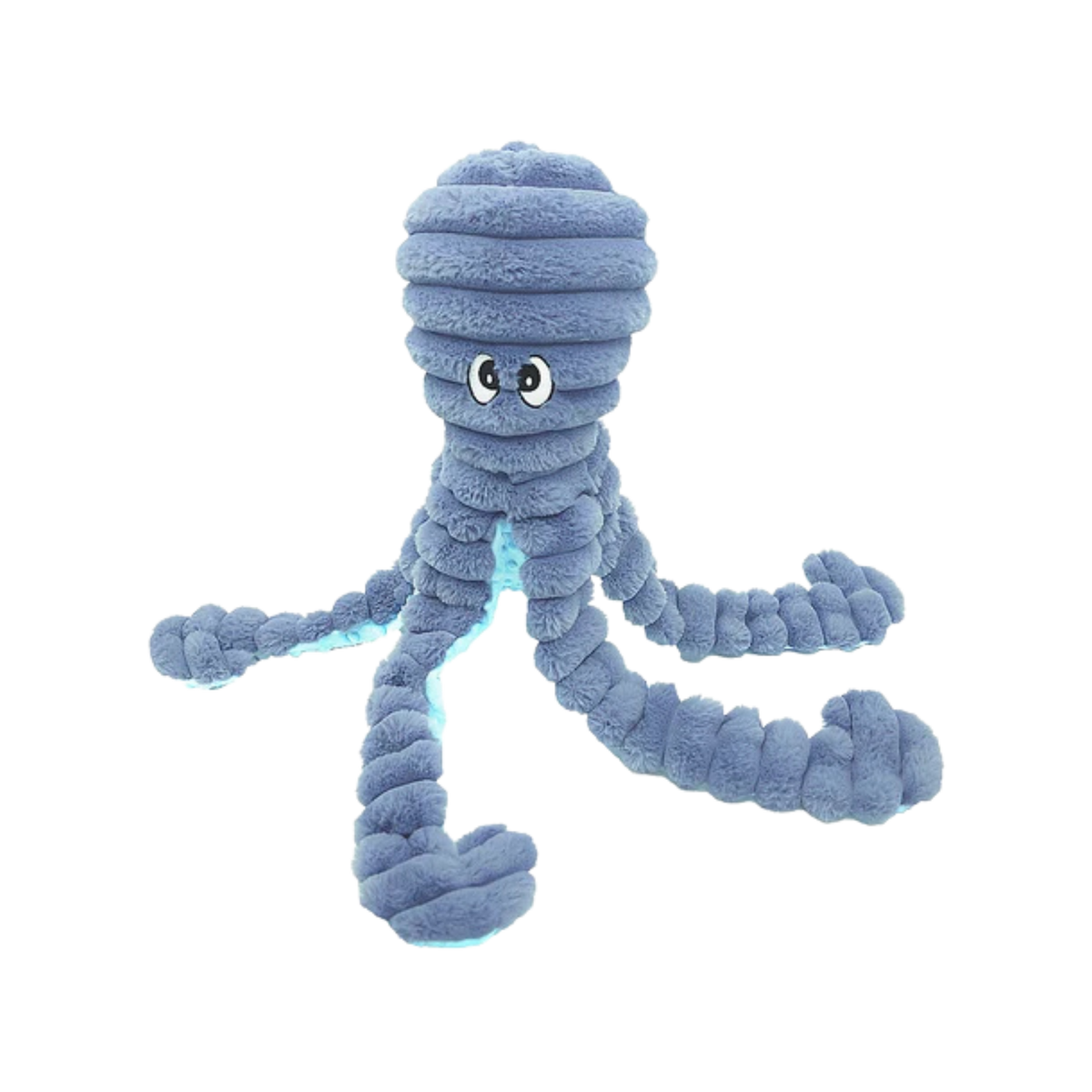 Petlou Plush Blue King Octopus Dog Toy 26 in