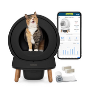 Petsafe Black ScoopFree SmartSpin Self Cleaning Litter Box