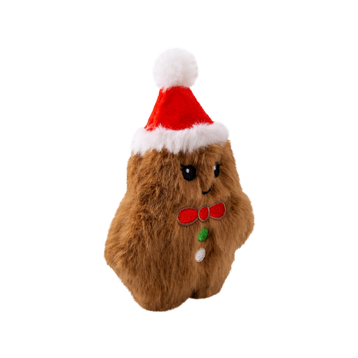 Kong Holiday Snuzzles Mini Gingerbread Plush Dog Toy