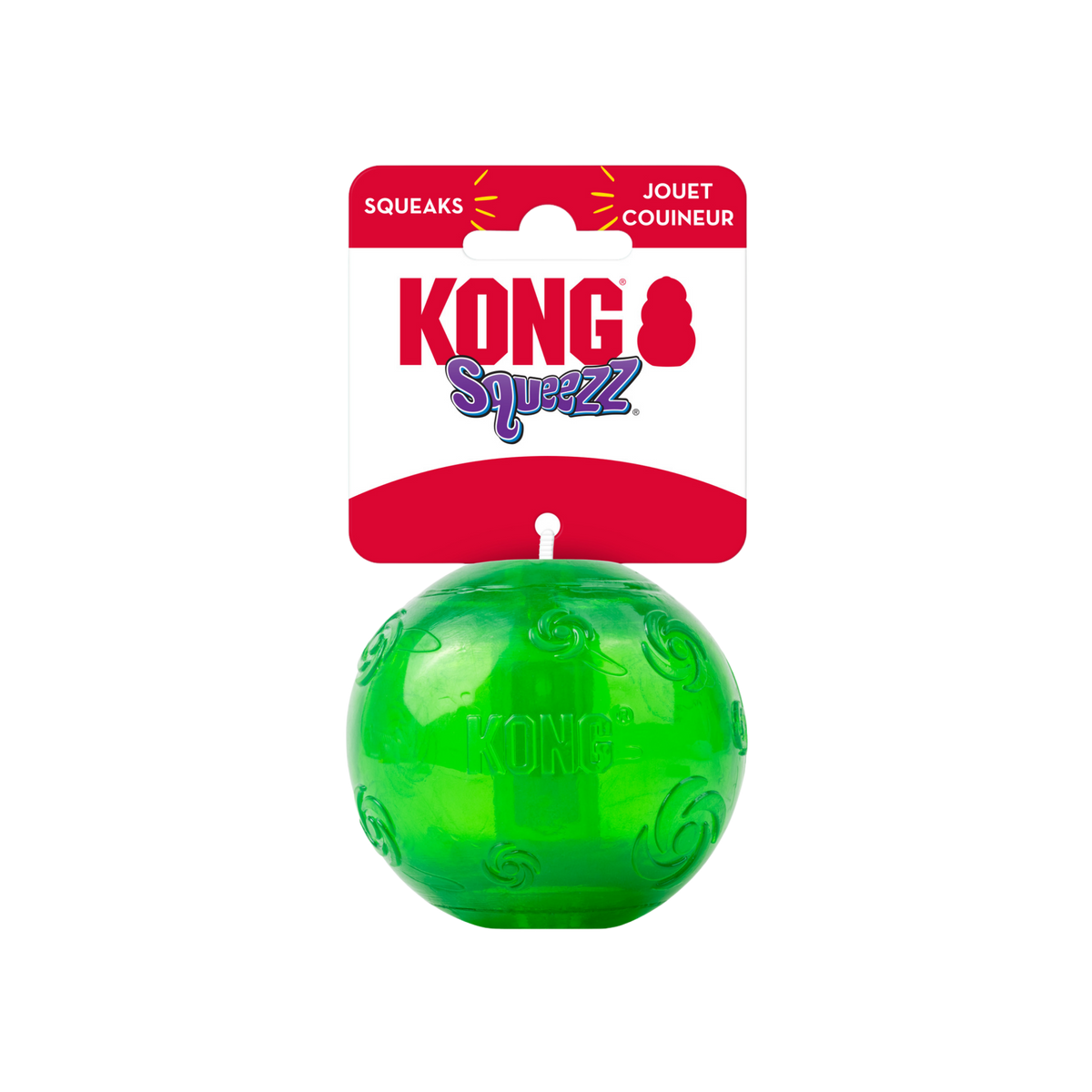 Kong Holiday Squeezz Ball Dog Toy Large
