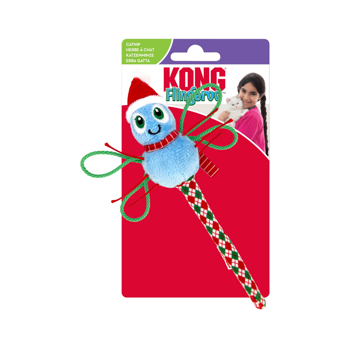 Kong Holiday Flingaroo Dragonfly Cat Toy