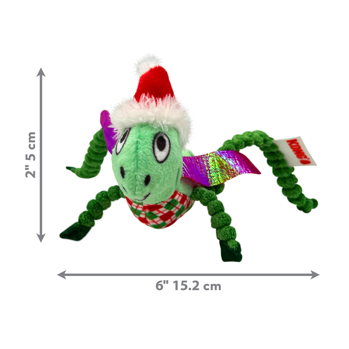 Kong Holiday Crackles Grasshopper Cat Toy