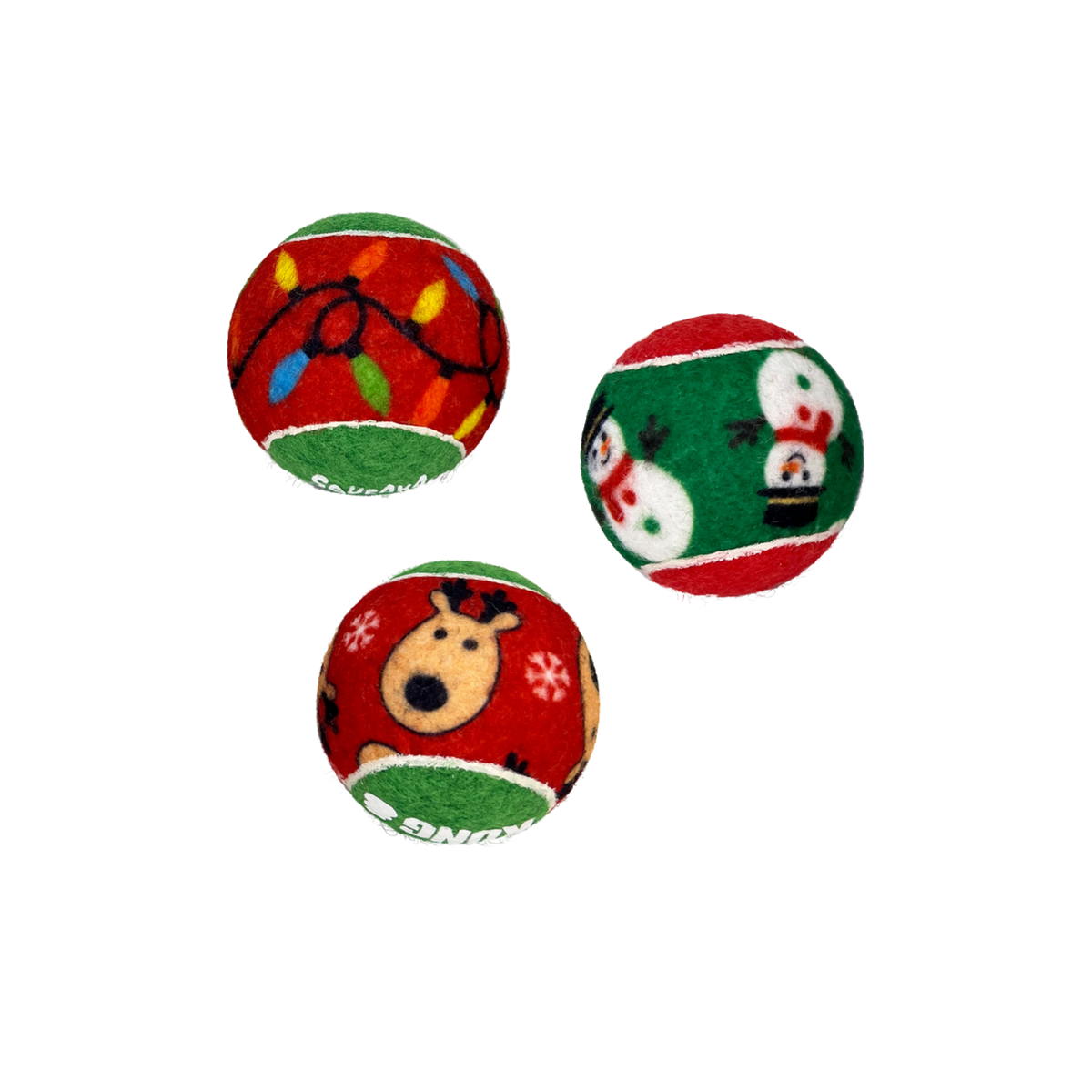 Kong Holiday SqueakAir Balls 6 pk