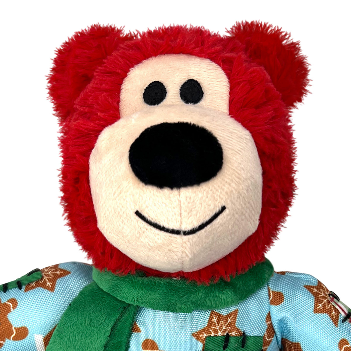 Kong Holiday Wild Knots Red Bear Plush Dog Toy