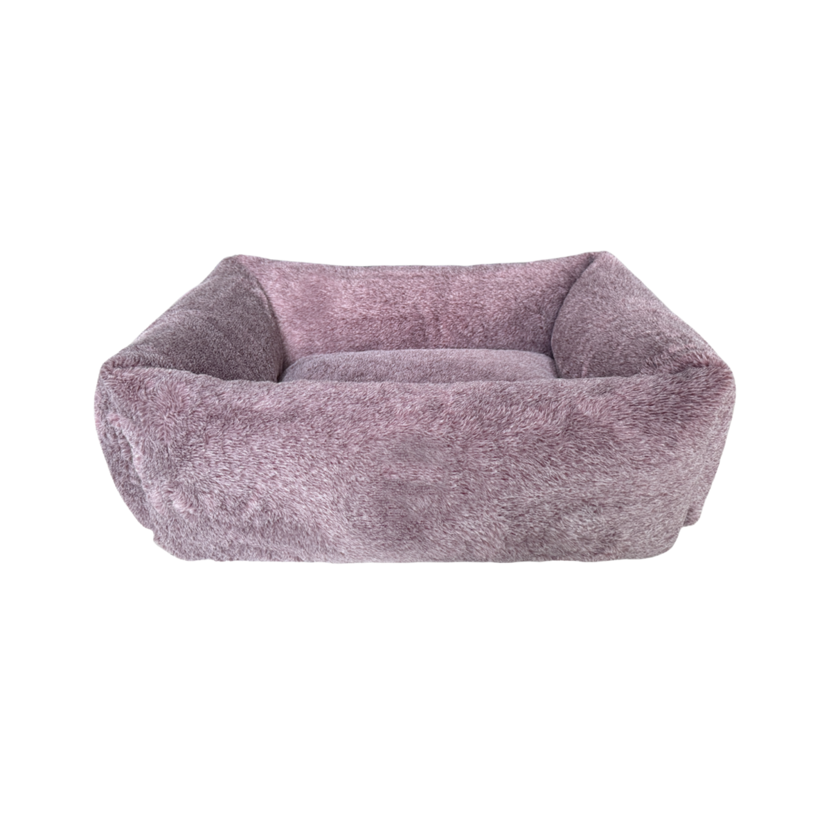 Spot Purple Faux Fur Rectangle Pet Bed 20 in