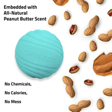 Playology Peanut Butter Scented Dual Layer Ball Dog Toy Medium Dog