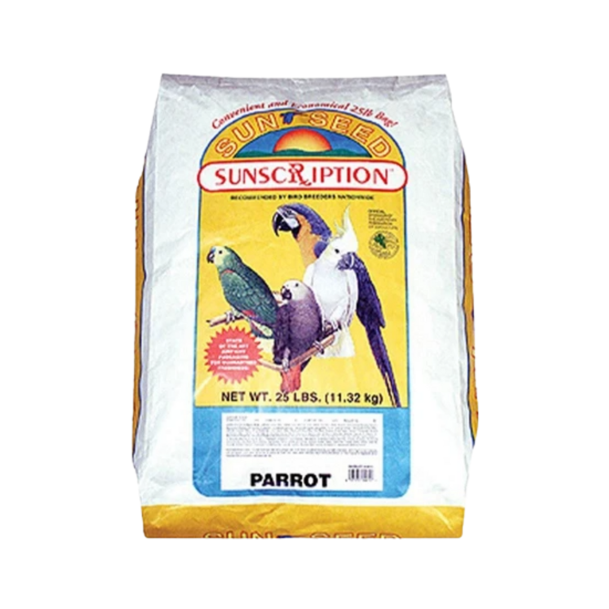 Sunseed Parrot Mix Diet 25 lb