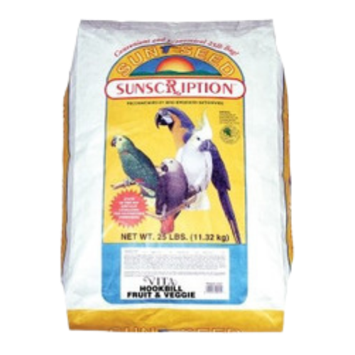 Sunseed Vita Hookbill Fruit & Veggie Diet 25 lb
