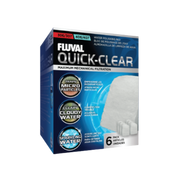 Fluval Quick-Clear Water Polishing Filter Media Fits 306/307 406/407 6 pk