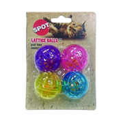 Spot Ethical Pet Lattice Balls Cat Toys 4 pk