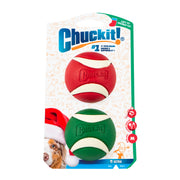 Chuckit! Holiday Ultra Medium Ball Dog Toy 2 pk