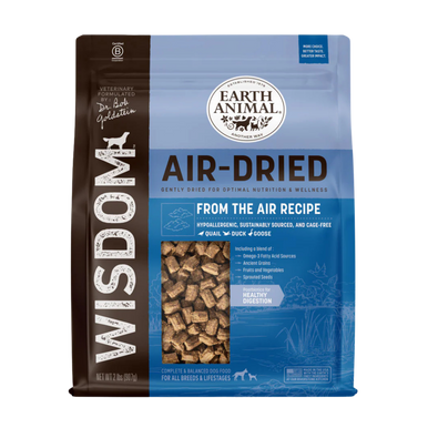Earth Animal Wisdom Air-Dried From the Air Recipe Dog Food 2 lb