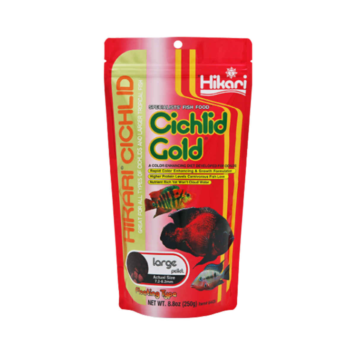 Hikari Cichlid Gold Large Pellets 8.8 oz