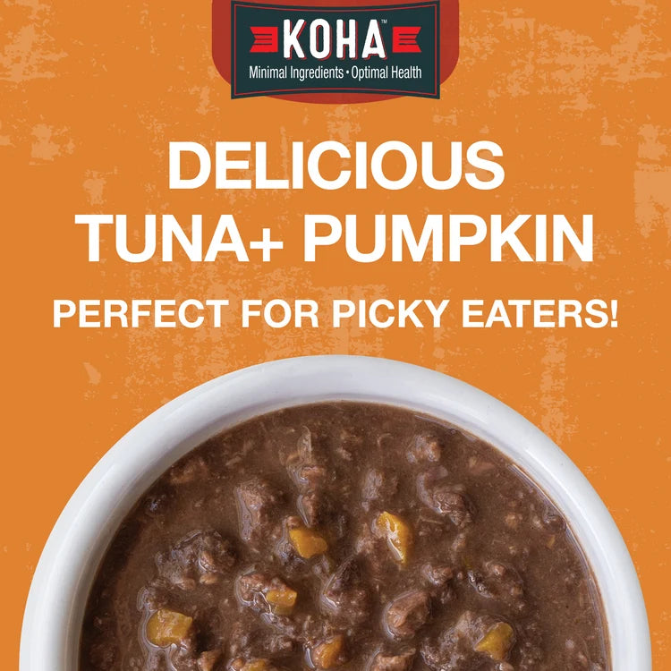 Koha Poke Bowl Tuna & Pumpkin Entrée in Gravy for Adult Cats