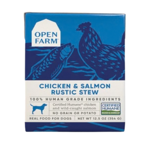 Open Farm Chicken & Salmon Rustic Stew Wet Dog Food