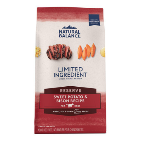 Natural Balance L.I.D. Limited Ingredient Diets Grain Free Sweet Potato & Bison Formula Adult Dry Dog Food