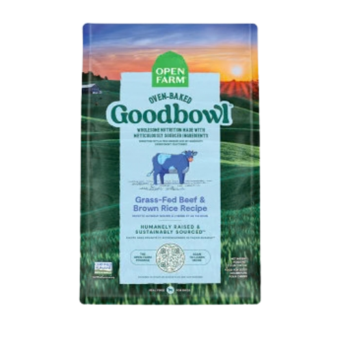 Open Farm Oven-Baked Goodbowl Grass-Fed Beef & Brown Rice Recipe for Dogs