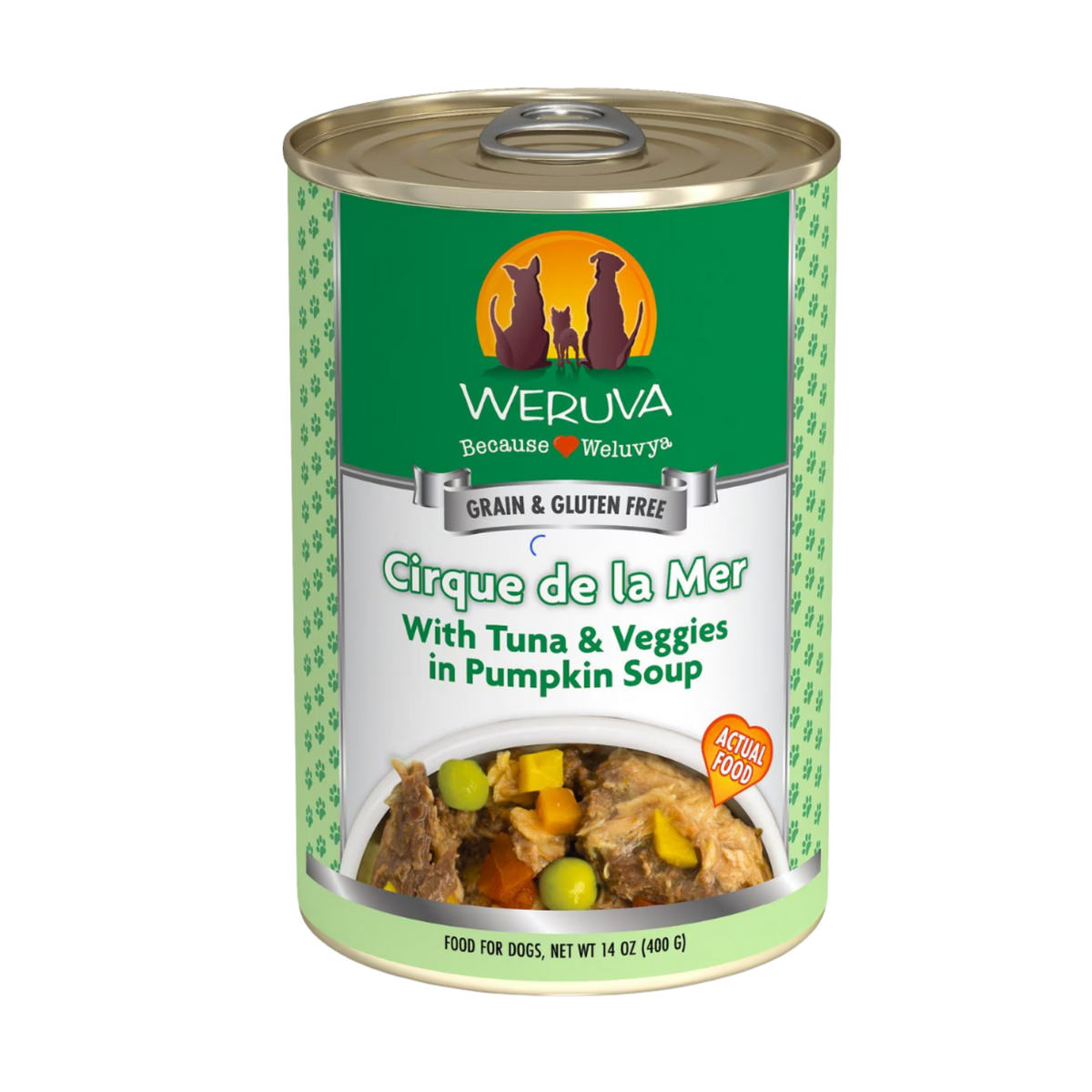 WERUVA Cique de la Mer with Tuna & Veggies in Pumpkin Soup Canned Dog Food