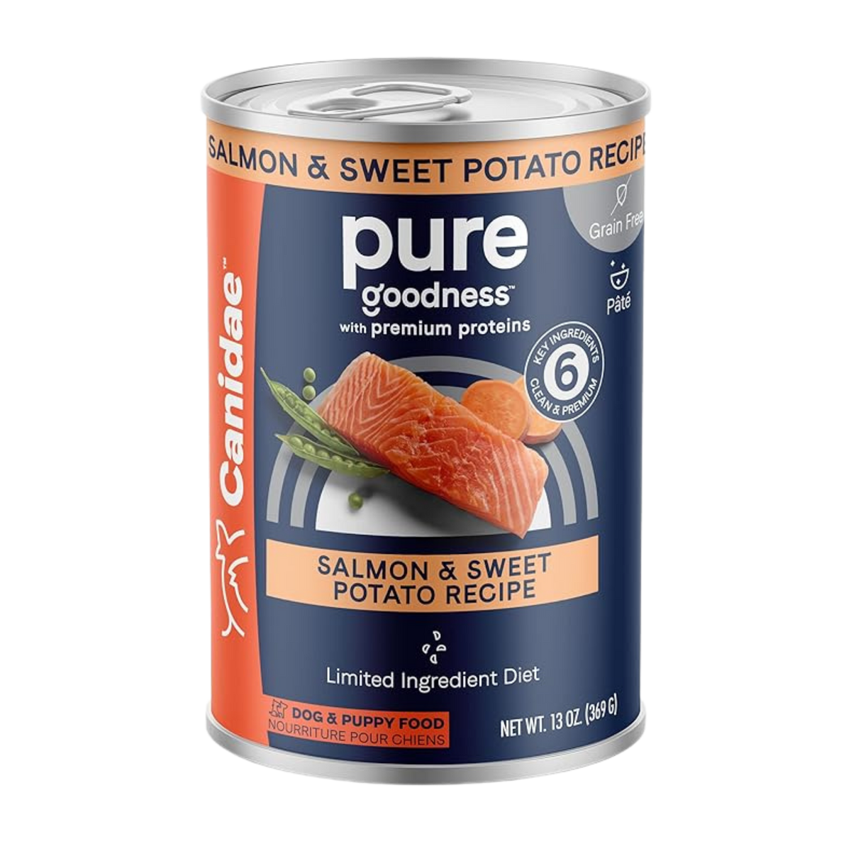 Canidae Pure Goodness Grain-Free Salmon & Sweet Potato Recipe Canned Dog Food