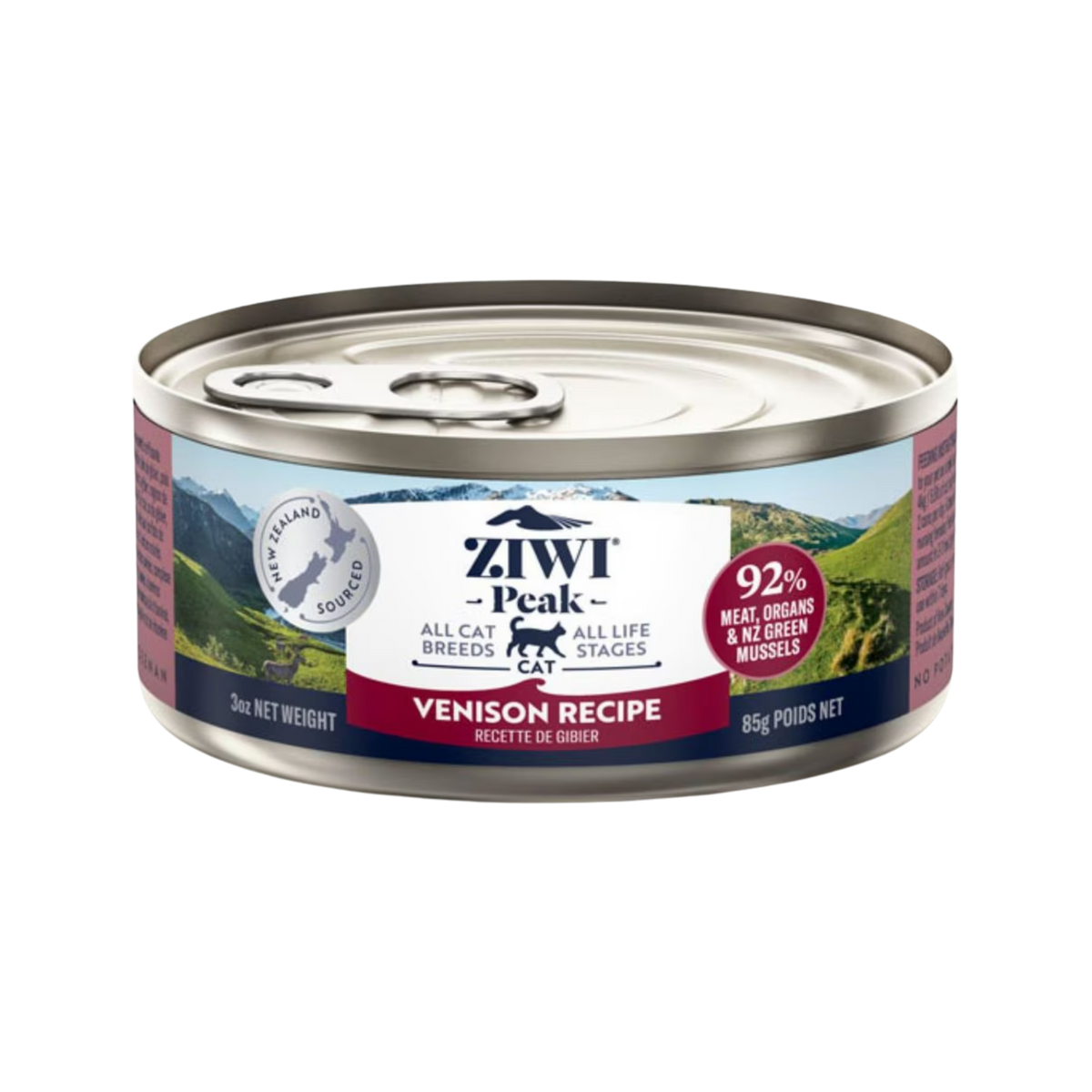 ZIWI PEAK Venison Recipe Canned Cat Food