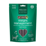 Get Naked Weight Management Dental Chew Sticks Dog Treats 6.2 oz
