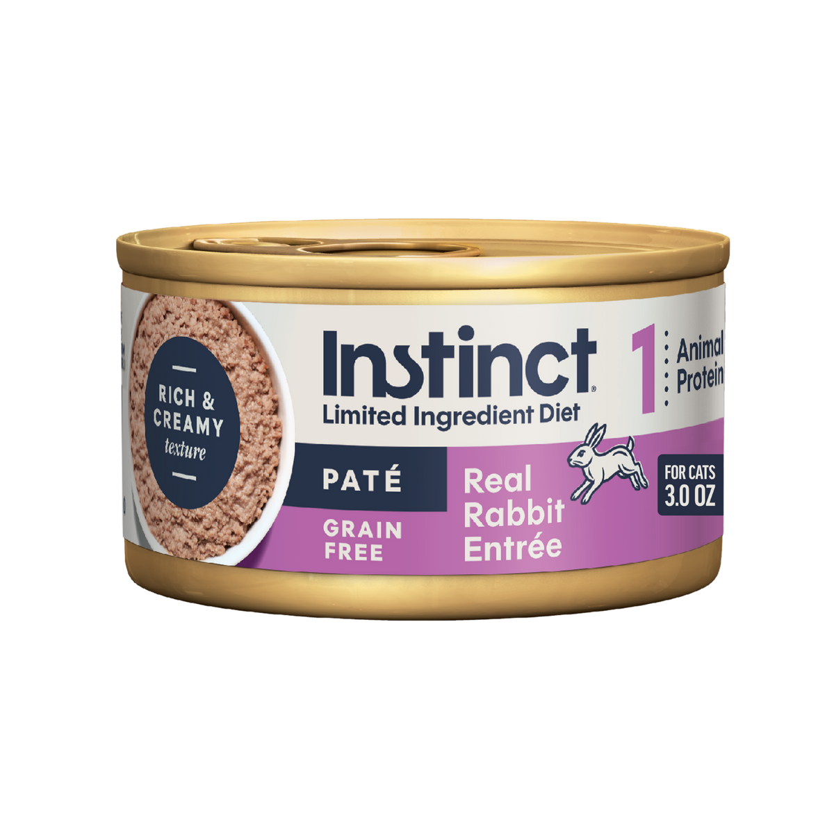 INSTINCT Limited Ingredient Diet Real Rabbit Recipe Canned Cat Food
