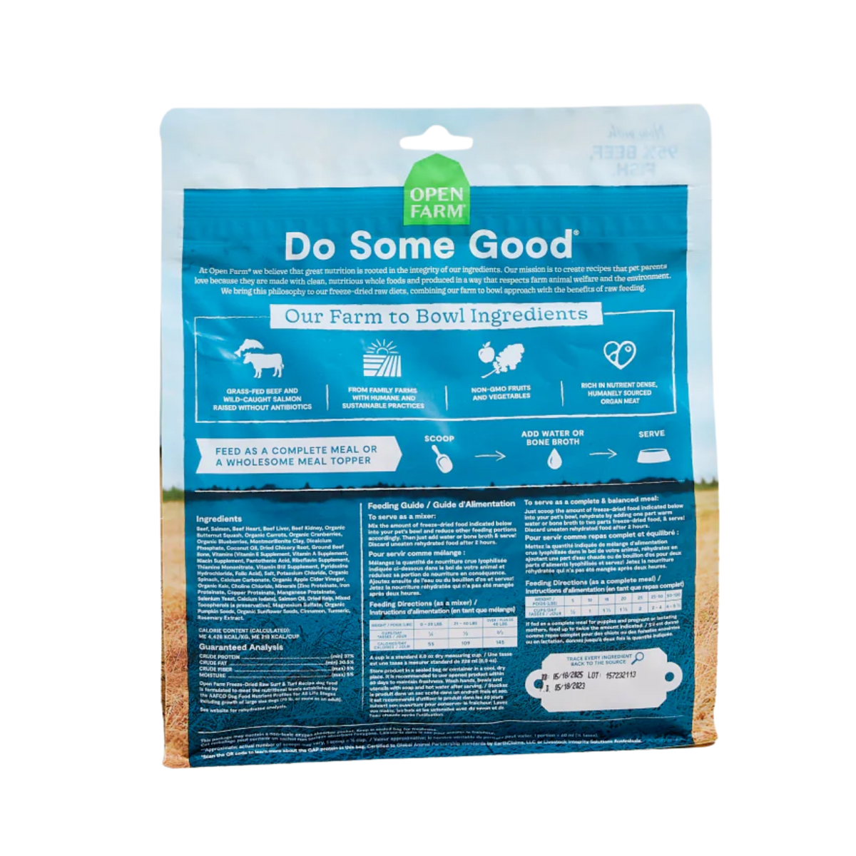 Open Farm Surf & Turf Freeze Dried Raw Morsels for Dogs