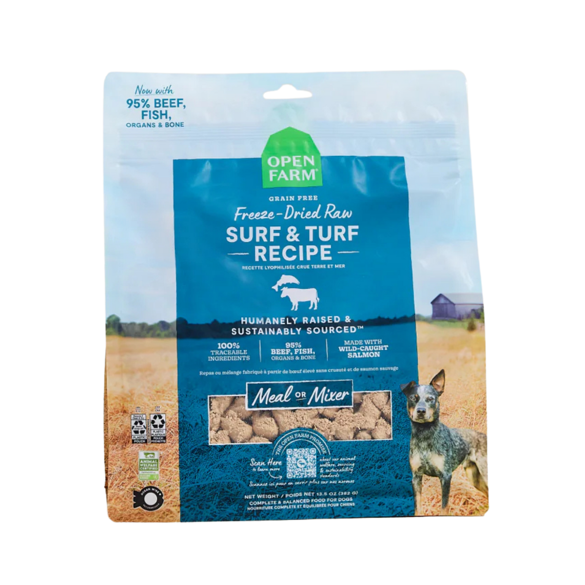 Open Farm Surf & Turf Freeze Dried Raw Morsels for Dogs