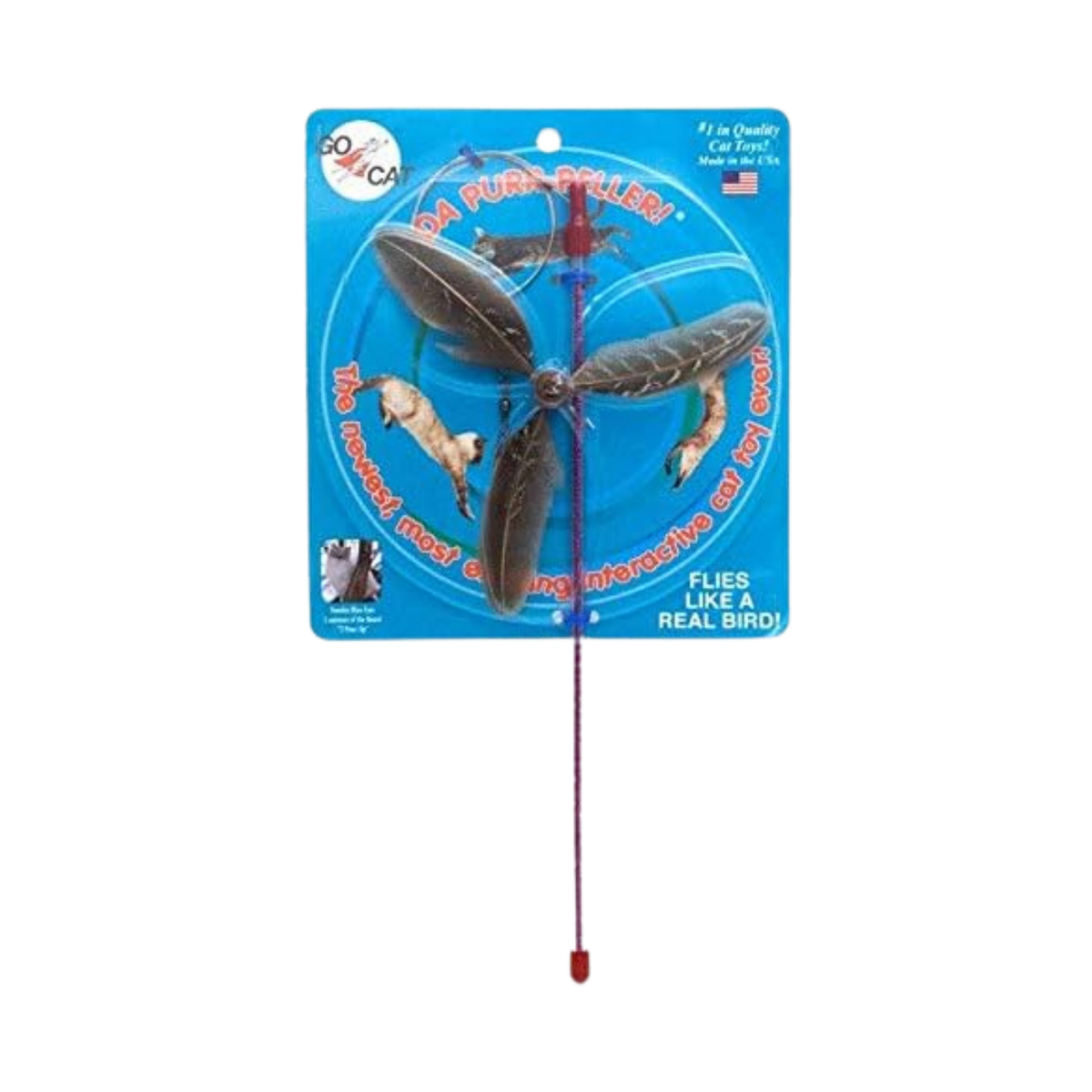 Go Cat Da Purr-Peller Cat Toy