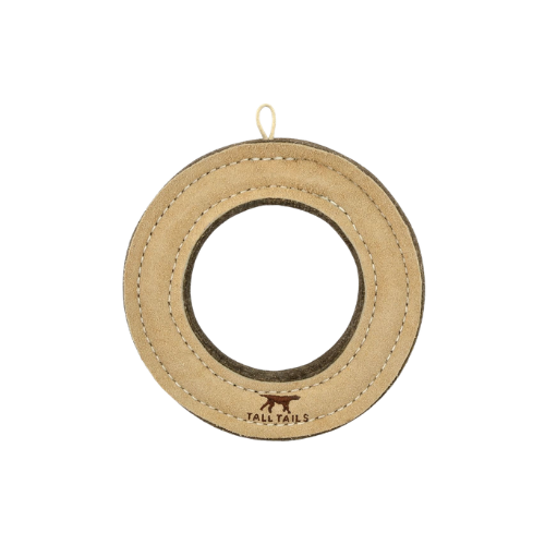 Tall Tails Natural Leather Rind Dog Toy 7 in