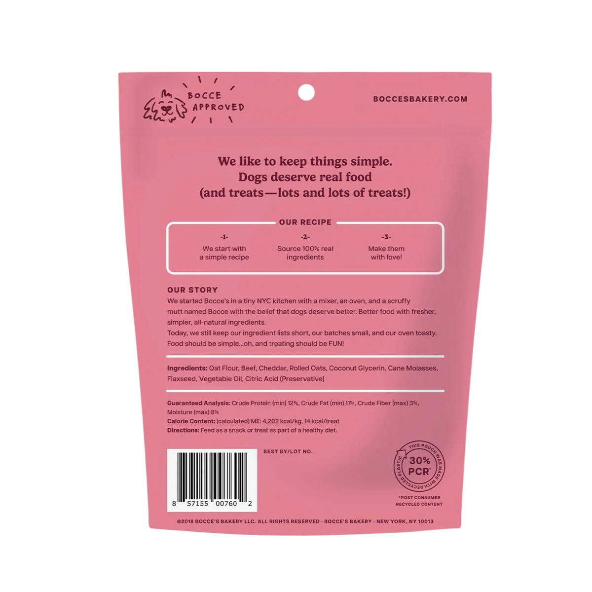 Bocce Say Moo Soft & Chewy Dog Treats 6 oz