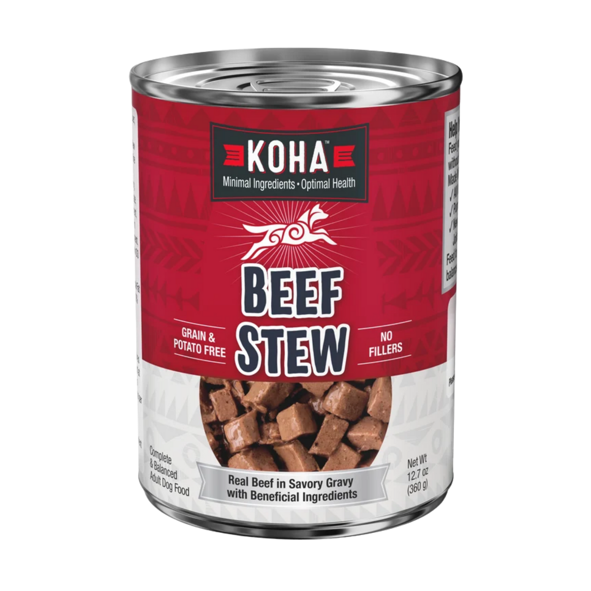 KOHA Minimal Ingredient Grain-Free Beef Stew Canned Dog Food