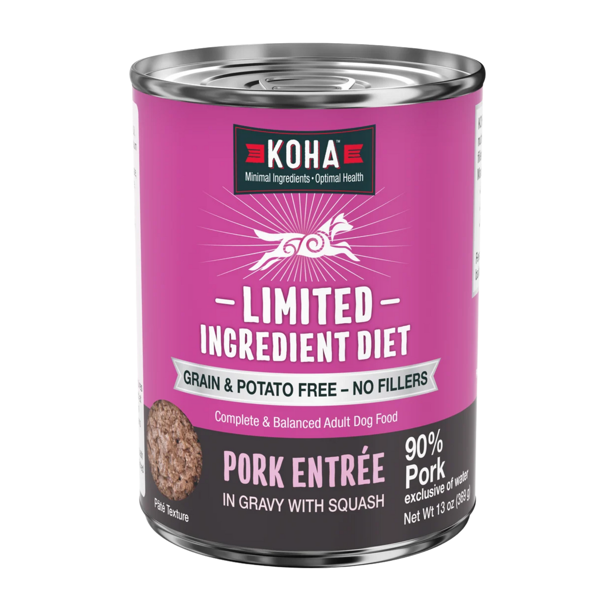 KOHA Limited Ingredient Diet Pork Entrée Canned Dog Food