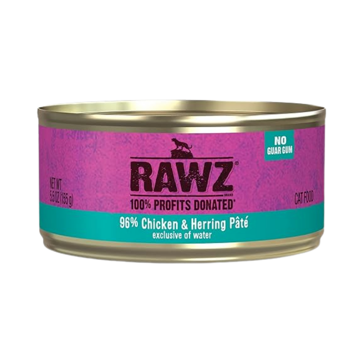 RAWZ 96% Chicken & Herring Pate Canned Cat Food