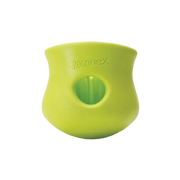 West Paw Zogoflex Green Toppl Tough Treat Dispensing Dog Chew Toy Small